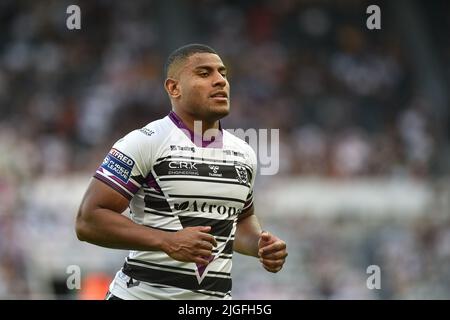 Newcastle, Angleterre - 10th juillet 2022 - Joe Lovodua (14) de Hull FC, Rugby League Betfred Super League Magic Weekend Hull Kingston Rovers vs Hull FC au St James' Park Stadium, Newcastle, Royaume-Uni Credit: Dean Williams/Alay Live News Banque D'Images