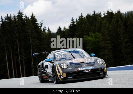 Spielberg, Autriche. 9th juillet 2022. #12 Marvin Klein (F, CLRT), Porsche Mobil 1 Supercup au Red Bull Ring sur 9 juillet 2022 à Spielberg, Autriche. (Photo par HIGH TWO) Credit: dpa/Alay Live News Banque D'Images