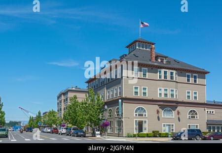 Washington, Anacortes, centre-ville Banque D'Images