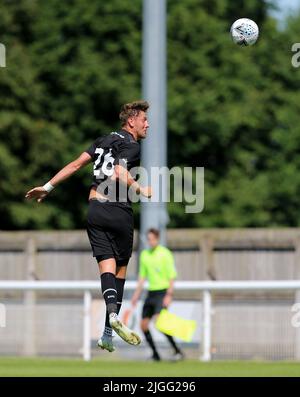 PENRITH, ROYAUME-UNI. 9th JUIL Richie Bennett de Barrow lors du match amical d'avant-saison entre Penrith et Barrow au parc Frenchfield, Penrith, le samedi 9th juillet 2022. (Credit: Mark Fletcher | MI News) Credit: MI News & Sport /Alay Live News Banque D'Images
