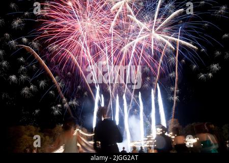 FEU D'ARTIFICE, LA THÉORIE DE TOUT, 2014 Banque D'Images