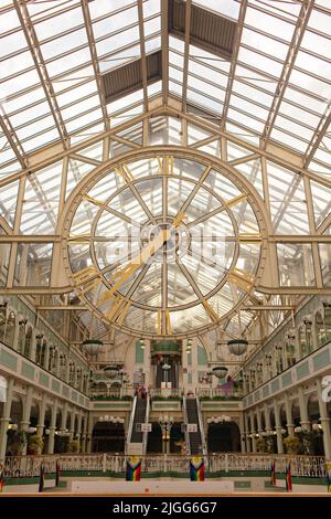 Horloge du centre commercial St. Stephen's Green, Dublin, Irlande Banque D'Images