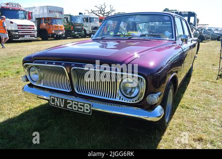 Un Zephyr 1964 de Ford a été exposé au salon automobile classique de la collection de véhicules historiques de 47th, Powderham, Devon, Angleterre, Royaume-Uni. Banque D'Images