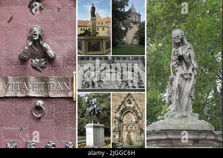 Meersburg est une ville de 6 044 habitants située dans le Bade-Wurtemberg, au sud-ouest de l'Allemagne, sur le lac de Constance. C'est une ville médiévale célèbre. Banque D'Images