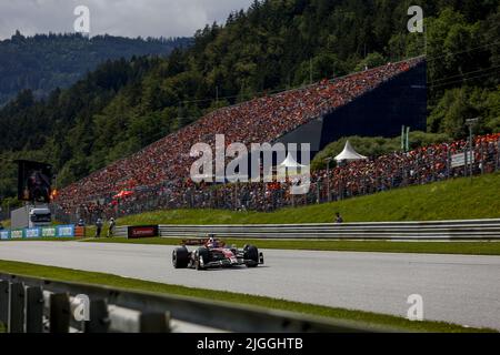 77 BOTTAS Valtteri (fin), Alfa Romeo F1 Team ORLEN C42, action pendant la Formule 1 Rolex Grosser Preis Von Osterreich 2022, Grand Prix autrichien 2022, 11th tours du Championnat du monde de Formule 1 2022 de la FIA de 8 juillet à 10, 2022 sur le Red Bull Ring, à Spielberg, Autriche - photo: DPPI/DPPI/LiveMedia Banque D'Images