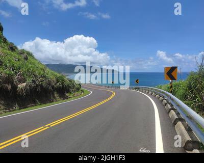 Canton de Peony, Comté de Pingtung - 9 juillet 2022 : Kenting, Xuhai magnifique paysage dans le sud de Taiwan, Xuhai, Kending, Comté de Pingtung Banque D'Images