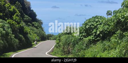 Canton de Peony, Comté de Pingtung - 9 juillet 2022 : Kenting, Xuhai magnifique paysage dans le sud de Taiwan, Xuhai, Kending, Comté de Pingtung Banque D'Images