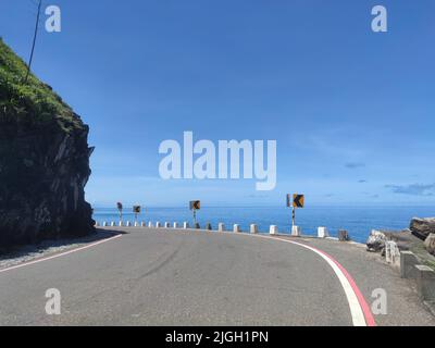 Canton de Peony, Comté de Pingtung - 9 juillet 2022 : Kenting, Xuhai magnifique paysage dans le sud de Taiwan, Xuhai, Kending, Comté de Pingtung Banque D'Images