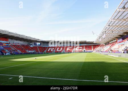 Rotherham, Royaume-Uni. 10th juillet 2022. 10.07.2022, Fussball, UEFA Womens EURO 2022, France - Italie, GB, Rotherham, New York Stadium Bild: V. li. New York Stadium Credit: dpa/Alay Live News Banque D'Images