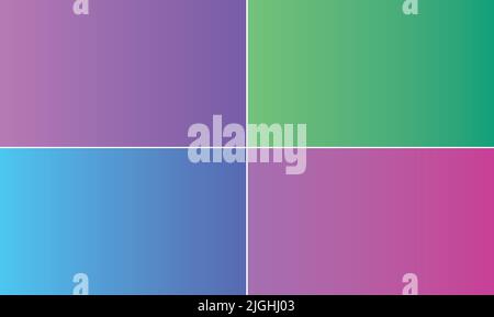 La gradation des couleurs calme convient à l'affichage de l'interface utilisateur du site Web ou de l'application mobile Illustration de Vecteur