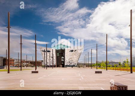 Belfast Titanic Museum, Belfast, Irlande du Nord, Royaume-Uni Banque D'Images