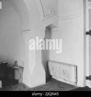 Intérieur Kyrka de l'église Bräkne-Hoby. Banque D'Images