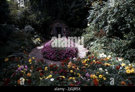 Ferme de fleurs, Eringsboda. Banque D'Images