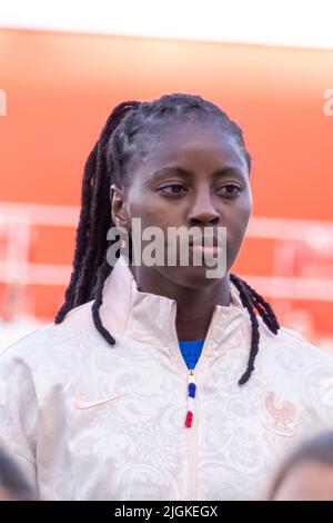 Aissatou Tounkara (France femmes) lors du match des femmes de l'UEFA Euro Angleterre 2022 entre la France 5-1 Italie au stade de New York sur 10 juillet 2022 à Rotherham, Angleterre. Credit: Maurizio Borsari/AFLO/Alay Live News Banque D'Images