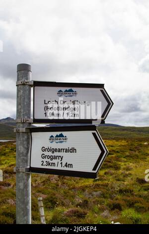 Porte à Loch Druidibeg et Grogarry, Sud-Uist, Écosse Banque D'Images