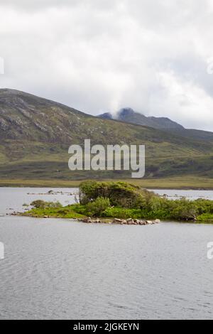 Réserve naturelle du Loch Druidibeg, Sud-Uist, Hébrides. Banque D'Images