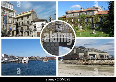 Vigo est une ville d'Espagne, située dans la province de Pontevedra, dont elle est la commune la plus peuplée, dans la communauté autonome de Galice. Banque D'Images