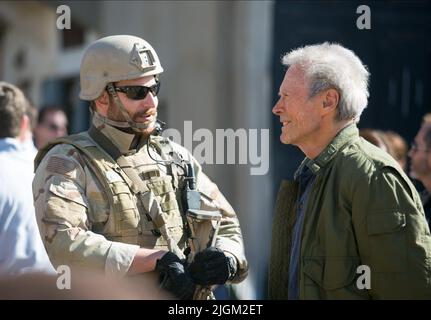 COOPER, EASTWOOD, AMERICAN SNIPER, 2014 Banque D'Images