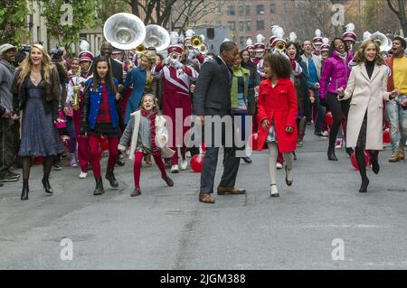 CAMERON DIAZ, Jamie Foxx, QUVENZHANE WALLIS, Annie, 2014 Banque D'Images