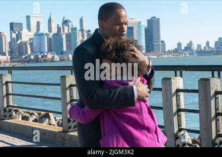 JAMIE FOXX, QUVENZHANE WALLIS, Annie, 2014 Banque D'Images