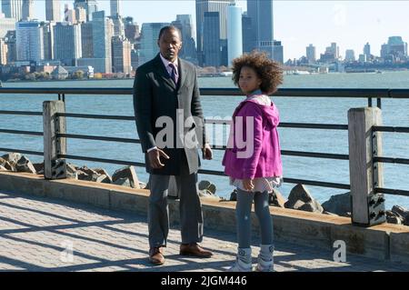 JAMIE FOXX, QUVENZHANE WALLIS, Annie, 2014 Banque D'Images