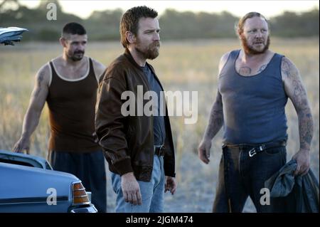 MATT CTIVER, EWAN MCGREGOR, EDDIE BAROO, FILS D'UNE ARME À FEU, 2014 Banque D'Images