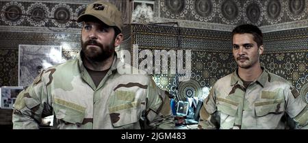 COOPER, GRIMES, AMERICAN SNIPER, 2014 Banque D'Images