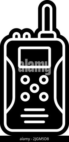 icône talkie-walkie . Illustration de Vecteur