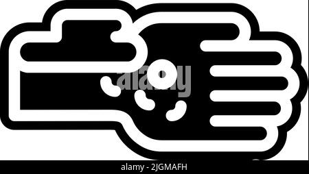 Allergies icône lotion . Illustration de Vecteur