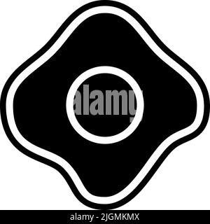 Icône d'œuf de restauration rapide . Illustration de Vecteur