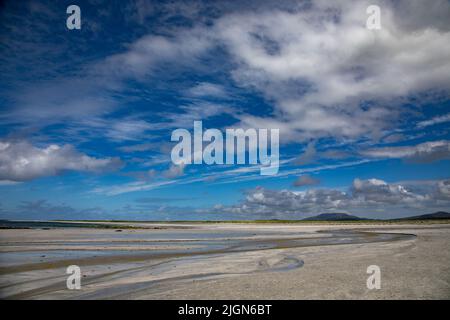 Gearraidh na Monadh Beach, Sud Uist (Uibhist a Deas) Banque D'Images