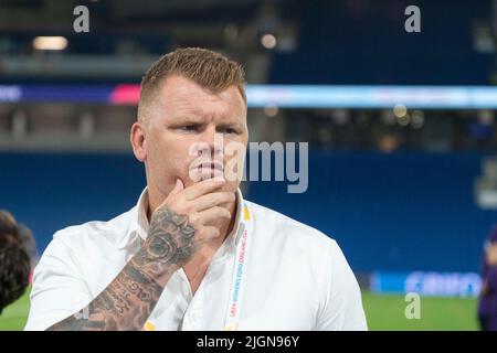 Brighton, Royaume-Uni 20220711.John Arne Riise lors du match de L'UEFA pour les femmes EN EURO entre l'Angleterre et la Norvège à Brighton. Photo: Terje Pedersen / NTB Banque D'Images