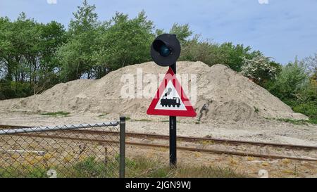OUDDORP, PAYS-BAS - 05 MAI 2022: Ouddorp, pays-Bas - 05 mai 2022: Visitez le Musée du chemin de fer à Ouddorp, le Musée de la RTM des pays-Bas Ouddorp Banque D'Images