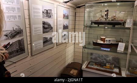 OUDDORP, PAYS-BAS - 05 MAI 2022: Ouddorp, pays-Bas - 05 mai 2022: Visitez le Musée du chemin de fer à Ouddorp, le Musée de la RTM des pays-Bas Ouddorp Banque D'Images