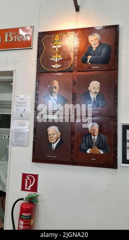 OUDDORP, PAYS-BAS - 05 MAI 2022: Ouddorp, pays-Bas - 05 mai 2022: Visitez le Musée du chemin de fer à Ouddorp, le Musée de la RTM des pays-Bas Ouddorp Banque D'Images