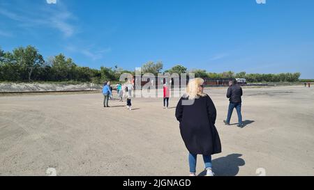 OUDDORP, PAYS-BAS - 05 MAI 2022: Ouddorp, pays-Bas - 05 mai 2022: Visitez le Musée du chemin de fer à Ouddorp, le Musée de la RTM des pays-Bas Ouddorp Banque D'Images