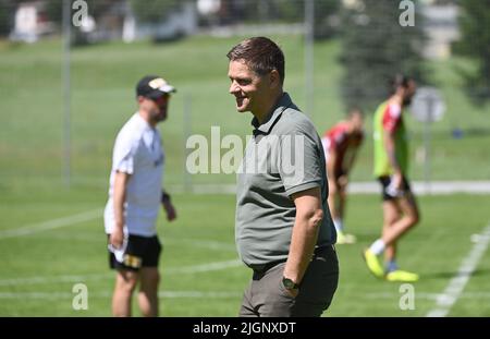 12 juillet 2022, province de Salzbourg, Neukirchen am Großvenediger: Football: 1. Bundesliga, 1. FC Union Berlin, camp d'entraînement, directeur professionnel du football Oliver Ruhnert. Photo: Matthias Koch/dpa Banque D'Images