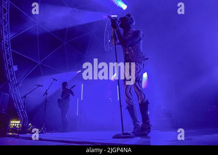 Rome, Italie. 11th juillet 2022. Yves Tumor en concert au Festival Villa Ada 2022 à Rome. (Photo de Roberto Bettacchi/Pacific Press) crédit: Pacific Press Media production Corp./Alay Live News Banque D'Images