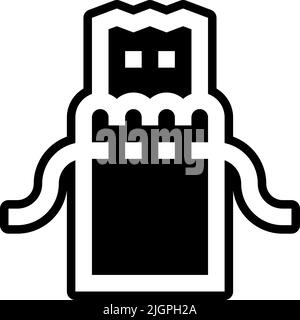 Icône afikoman de la Pâque . Illustration de Vecteur