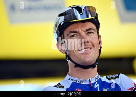 Chatel, France, 12th juillet 2022. Pendant la phase 10 du Tour de France, Morzine les portes du Soleil à Megève. Crédit: PISCINE/Pete Goding/Alamy Live News Banque D'Images