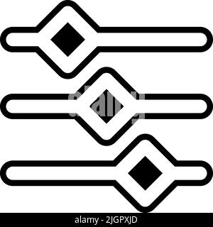 Icône de configuration de l'interface utilisateur . Illustration de Vecteur