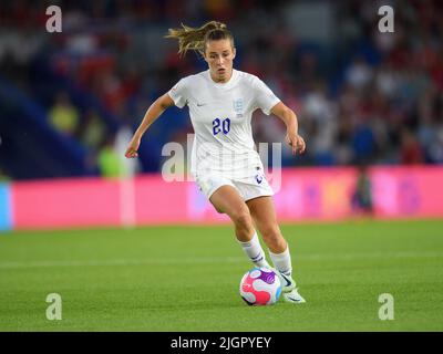 11 juillet 2022 - Angleterre contre Norvège - UEFA Women's Euro 2022 - Groupe A - Brighton & Hove Community Stadium Ella Toone d'Angleterre pendant le match contre la Norvège. Crédit photo : © Mark pain / Alamy Live News Banque D'Images