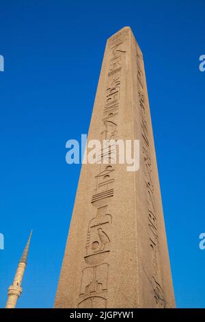 Obélisque de Théodose, Istanbul, Turquie Banque D'Images