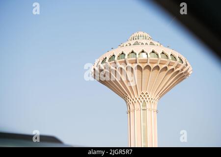 Vue sur la corniche Al Khobar le matin. Ville Khobar, Water Tower Arabie Saoudite Banque D'Images