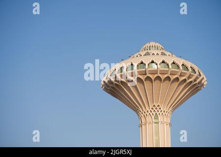 Vue sur la corniche Al Khobar le matin. Ville Khobar, Water Tower Arabie Saoudite Banque D'Images