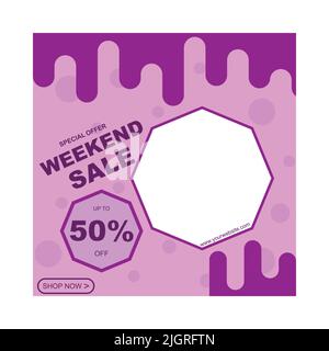 modèle de promotion pour un produit Illustration de Vecteur