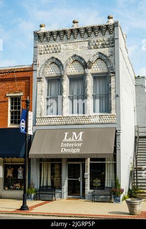 LM Interior Design, East Screven Street, Quitman, Géorgie Banque D'Images