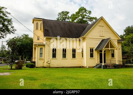 Église congrégationale de Bethany, rue Lester, Thomasville, Géorgie Banque D'Images