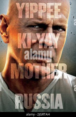 BRUCE WILLIS AFFICHE, UNE BONNE JOURNÉE POUR MOURIR DUR, 2013 Banque D'Images