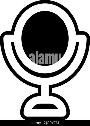 Icône miroir mode . Illustration de Vecteur